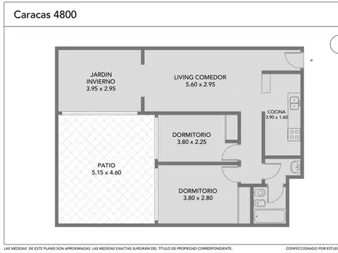 Departamento en Venta de 2 dormitorios