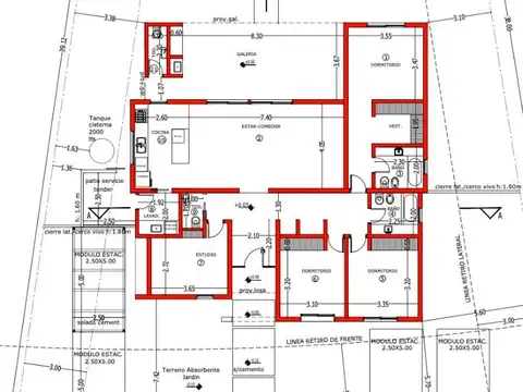 Casa 5 ambientes con 3 baños