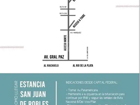 Terreno Campo  en Venta ubicado en Exaltación de la Cruz, Zona Norte