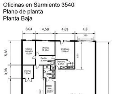 Oficina en Venta 20 años