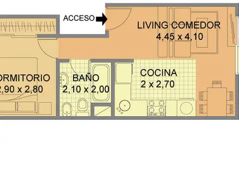 Departamento en Alquiler al Norte