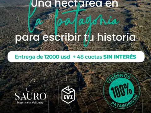 Lote En Neuquén - Loteo Sauro Ecoestancias Del Limay - Lotes Desde 1 Hectárea