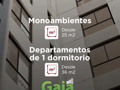 Departamento Monoambiente con 1 baño