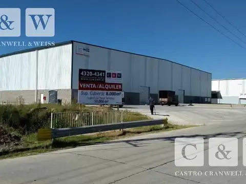 Depósito a estrenar de 6.000 m2 sobre un terreno de 10.000 m2.