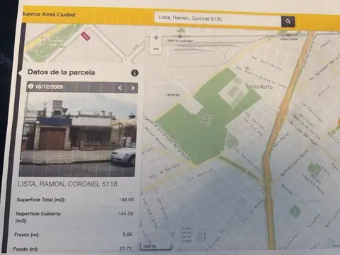 Terreno en venta en Villa Devoto