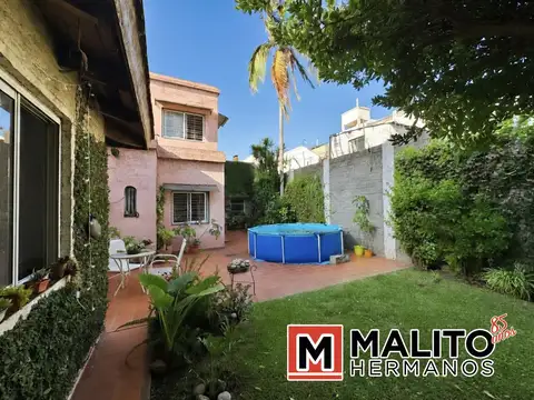 CASA 6 AMBIENTES CON JARDÍN, TERRAZA, QUINCHO Y GARAGE