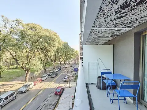 Departamento Monoambiente Semipiso vista Reciclado Impecable al frente en Belgrano