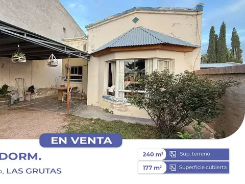 VENTA CASA 2 DORMITORIOS A REFACCIONAR CON QUINCHO