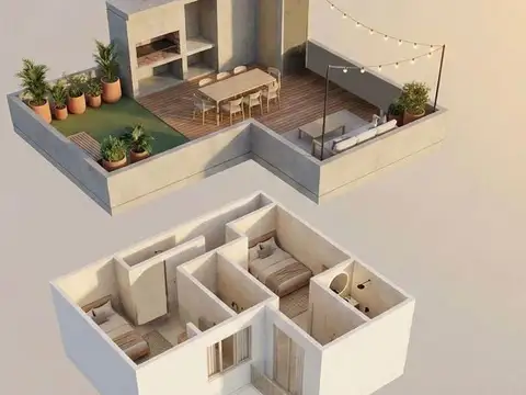 Depto Tipo Casa en Venta A Estrenar