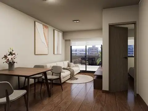 Departamento 2 ambientes con 1 baño