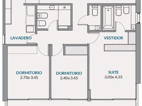 Departamento en Venta al Oeste
