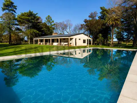 VENTA CAMPO, CON CASA, 4 DORMITORIOS, 2 BAÑOS, PISCINA, VILLA AMELIA