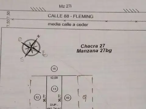 Terreno en Venta en Pueblo Nuevo, USD 30.000