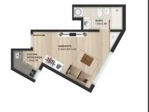 Departamento en Venta en Tres Cruces, USD 89.610