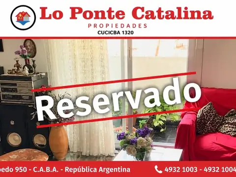 DEPARTAMENTO DE 3 AMBIENTES EN VENTA, ZONA BOEDO