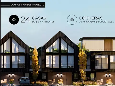 Casa 3 ambientes con 2 baños