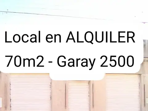 Amplio local - Garay al 2200