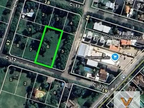 Terreno en venta - 1.383mts2 - Villa Elisa