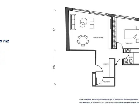 Departamento en Venta en Recoleta, USD 170.000