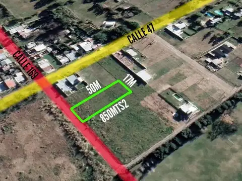 Terreno en Venta de 850,0 m2