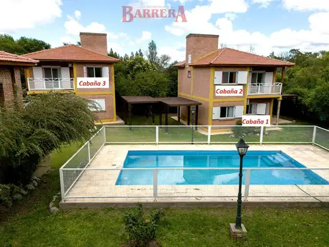 Villa de Merlo, Rincón del Este, 4 Cabañas y amplio Salón