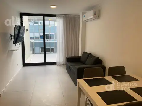 Departamento de 3 ambientes con balcón corrido y parrilla en Nuñez para alquiler temporario