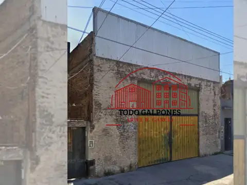 Galpón 380m² S/Lote 8,66x43 a 100m Gral. Paz