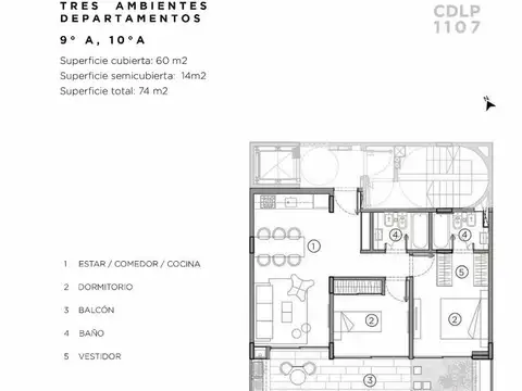 Departamento en Venta 1 año