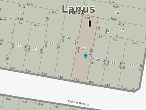 Casa 4 ambientes con 2 baños