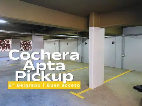 VENTA COCHERA EN BARRIO BELGRANO AMPLIA