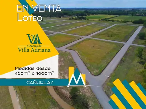 Lotes - Terreno a la venta - Barrio Abierto - Villa Adriana