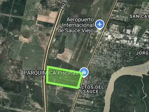 CAMPO 100 Ha. a metros de Aeropuerto Internacional Sauce Viejo, sobre R11 con conexión inmediata a Autopista Santa Fe-Rosario.