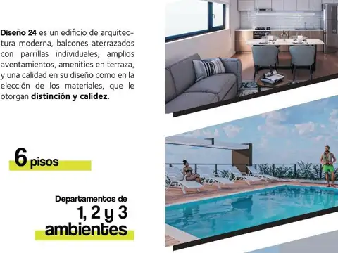 Departamento en Venta de 2 ambientes