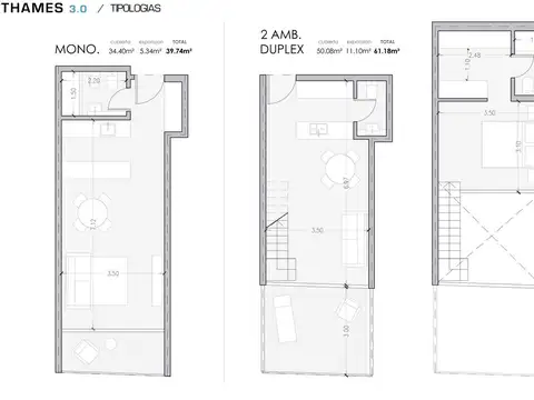 Departamento en Venta de Monoambiente