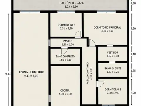 Departamento en Venta de 4 ambientes