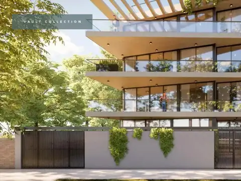 Excelente departamento de 2 ambientes con jardín y cochera en venta en Acassuso.