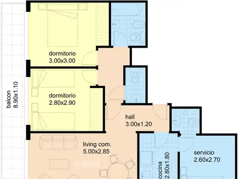 AV. SANTA FE Y AV. PUEYRREDON 8°