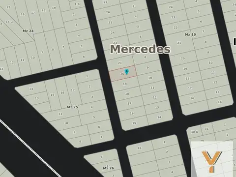 Terreno en venta - 1.000Mts2 - Mercedes