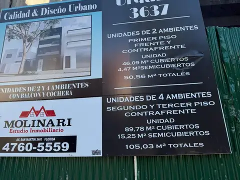 Departamento en Venta de 4 ambientes