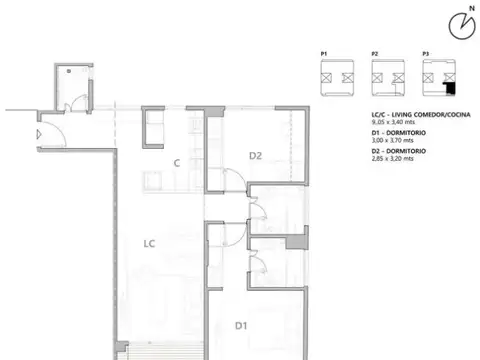 Departamento en Venta en Lomas de Nuñez, USD 389.000