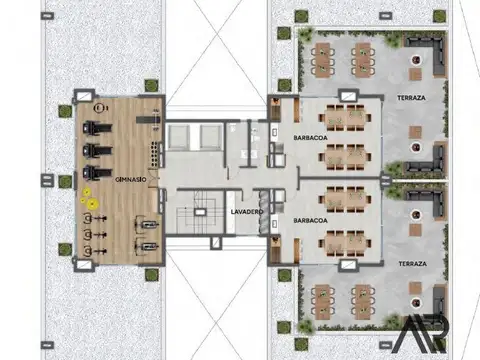 Departamento en Venta de 1 dormitorio