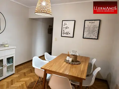 Venta depto 3 amb 2 dorm en Libertador con balcón.