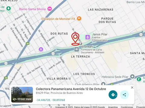 Terreno comercial Panamericana Ramal Pilar Km 51 Varios Usos