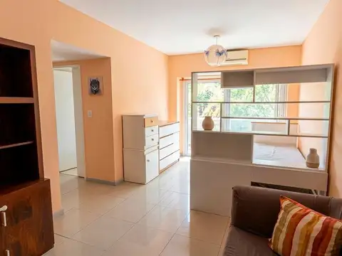Departamento 2 ambientes con 2 baños