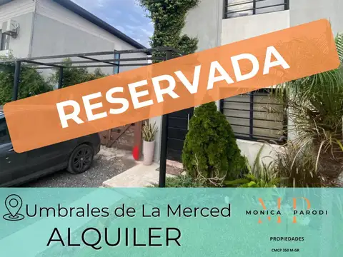 DÚPLEX EN ALQUILER EN UMBRALES DE LA MERCED I – TIPOLOGÍA A CON PARQUE, PARRILLA Y ESPACIO PARA DOS