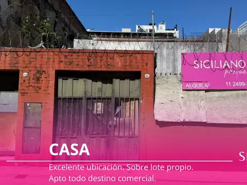 Alquiler comercial - Casa - 312m² - Parque Chacabuco - Límite Caballito - APTO TODO RUBRO