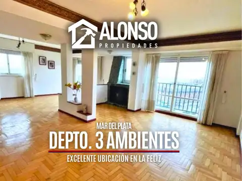 Departamento 3 Ambientes en Mar del Plata