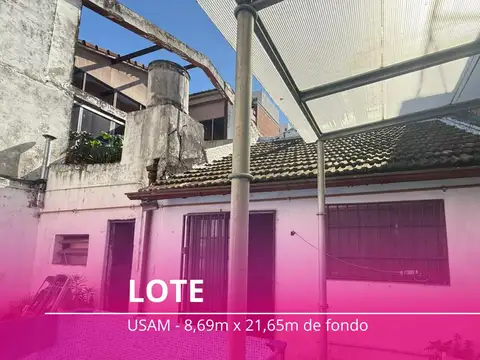 Venta - Lote - USAM - Parque Chacabuco - 893m² vendibles