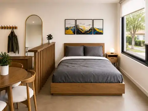 Departamento Monoambiente con 1 baño