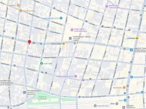 Avenida Corrientes y Sánchez de Bustamante